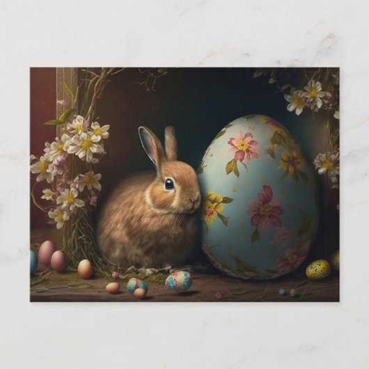 Happy Oaster wünscht PostCard Postkarte (Vorderseite)