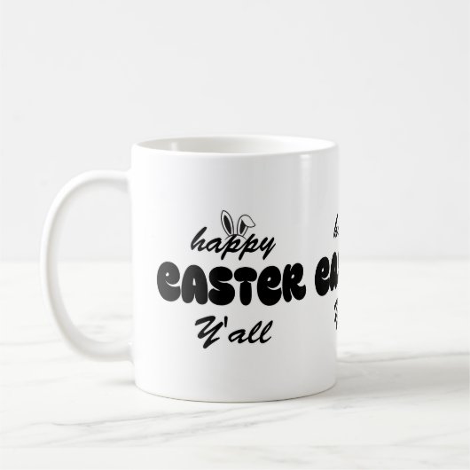 Happy Oaster Y'all Kaffeetasse (Links)