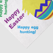 Happy Oaster Yellow Chick Seidenpapier (Ausschnitt)