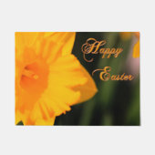 Happy Oaster Yellow Spring Daffodie Blume Fußmatte (Vorderseite)