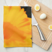 Happy Oaster Yellow Spring Daffodie Blume Geschirrtuch (Viertel Falte)