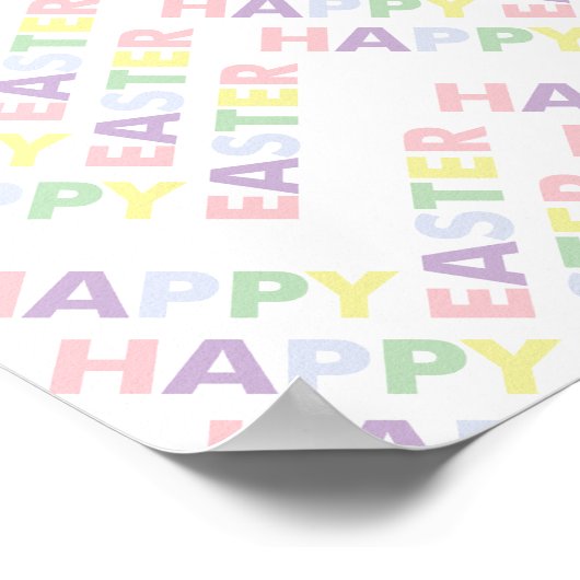 Happy Oaster Zig Zag Pattern Poster (Ecke)