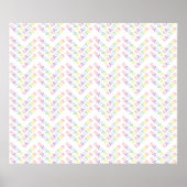 Happy Oaster Zig Zag Pattern Poster (Vorne)