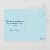 Happy Oaster Zuhause Giant Easter Egg Daisis Postkarte (Rückseite)