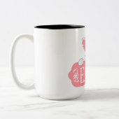 Happy Oaster Zweifarbige Tasse (Links)