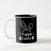 Happy Oaster Zweifarbige Tasse (Links)