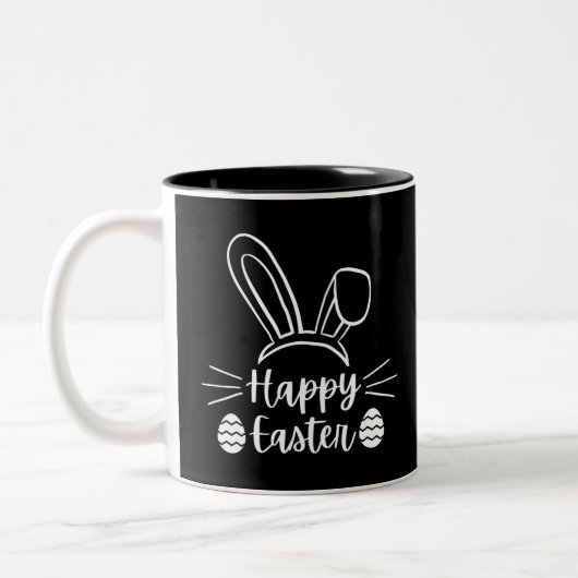 Happy Oaster Zweifarbige Tasse (Links)