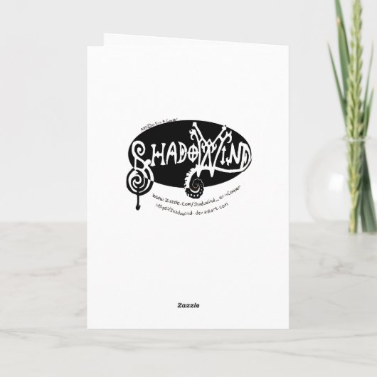 Happy Okapi! Karte (Rückseite)