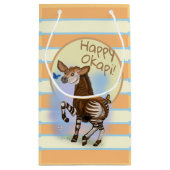 Happy Okapi! Kleine Geschenktüte (Rückseite)