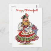 Happy Oktoberfest Deutschland Deutschland Reisen Postkarte (Vorne/Hinten)