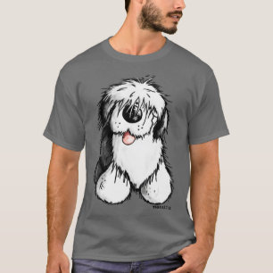 Happy Old English Sheepdog I für einen Hund oder B T-Shirt
