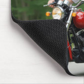 Happy Old Man Ride auf einem Motorrad Mousepad (Ecke)