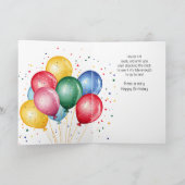 Happy Old Timer Birthday Fun Owl Spaß Karte (Innenseite)