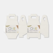 Happy One First Birthday Junge Gefälligkeitsboxen Geschenkschachtel (Ungefaltet)