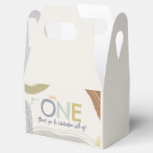 Happy One First Birthday Junge Gefälligkeitsboxen Geschenkschachtel (Geöffnet)