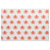 Happy Orange Cartoon Octopus Stoff (Fat Quarter (45,7 x 55,9 cm))