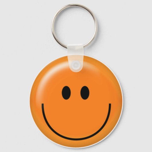 Happy orange face schlüsselanhänger (Vorderseite)