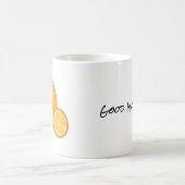 Happy Orange Guten Morgen Kaffeetasse (Mittel)
