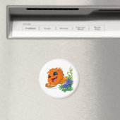 Happy orange JubJub in Neopia Central Magnet (In Situ (Geschirrspüler))