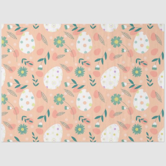 Happy Orange Oaster Egg Seidenpapier (Vorderseite)