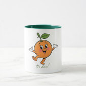 Happy Orange Ta Daa Tasse (Zentrum)