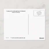 Happy Orangutan Postkarte (Rückseite)