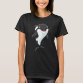 Happy Orca I Whale I Children Orca Whale T-Shirt (Vorderseite)