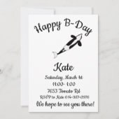 Happy Orca Whale Einladung (Vorderseite)