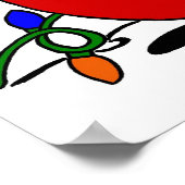 Happy Ornament Framework Poster (Ecke)