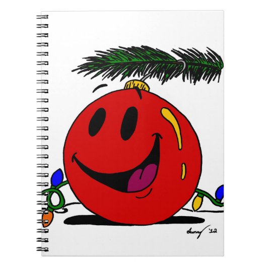 Happy Ornament Notebook Notizblock (Vorderseite)