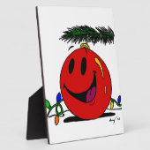 Happy Ornament Plaque Fotoplatte (Seite)