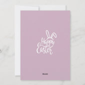 Happy Oster Aquarell Feiertagskarte (Rückseite)