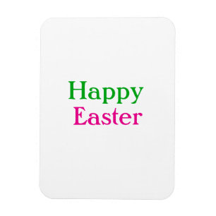 Happy Oster boho grün rosa Kinder geben Namen Magnet