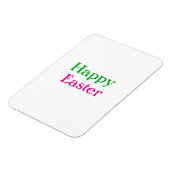 Happy Oster boho grün rosa Kinder geben Namen Magnet (Linke Seite)