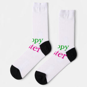 Happy Oster boho grün rosa Kinder geben Namen Socken