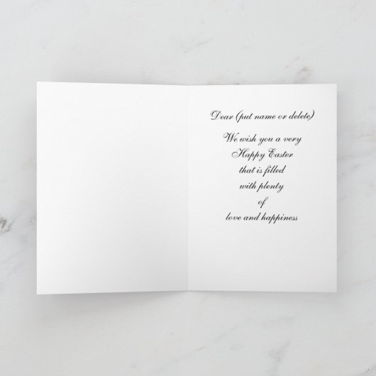 Happy Oster - Folklore inspirierte Karte (Innenseite)