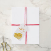 Happy Oster Leckerei mit Little Chicken in Gelb Geschenkanhänger (Mit Garn)