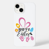 Happy Oster Niedlich Bunny mit Ostereiern Case-Mate iPhone Hülle (Rückseite)