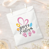 Happy Oster Niedlich Bunny mit Ostereiern Geschenktütchen (Ausgeschnitten)