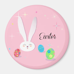 Happy Oster Niedlich Bunny Ostereier Party Magnet