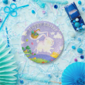 Happy Oster Wasserfarbe Kanincheneier Basket Pappteller (Party)