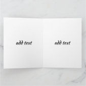 Happy Osterantik Foto von Osterkarte Karte (Innenseite)