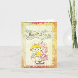 Happy Osterantik Foto von Osterkarte Karte