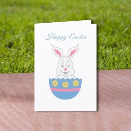 Happy Ostercard mit Bunny & Egg Dankeskarte