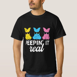 Happy Osterday Peepin' it real Retro T-Shirt