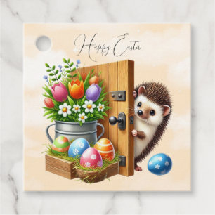 Happy Ostereier Igel Ostereier Tulips Geschenkanhänger