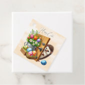Happy Ostereier Igel Ostereier Tulips Geschenkanhänger (Beispiel)