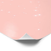 Happy Osterfahrer auf rosa Poster (Ecke)