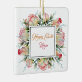 Happy Osterfeier Mama Keramik Ornament (Rechts)