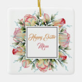 Happy Osterfeier Mama Keramik Ornament (Vorderseite)